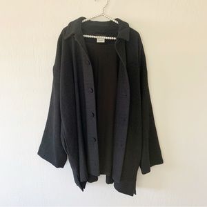 Eskandar Wool Cashmere and Silk Coat